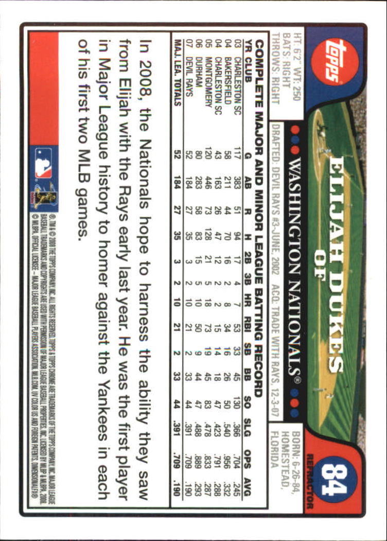 2008 Topps Chrome Baseball Refractor Singles - You Choose - Bild 95 von 266