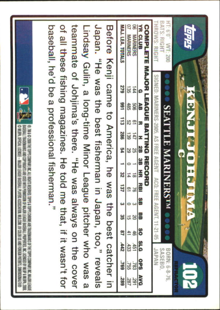 2008 Topps Chrome Baseball Refractor Singles - You Choose - Bild 113 von 266
