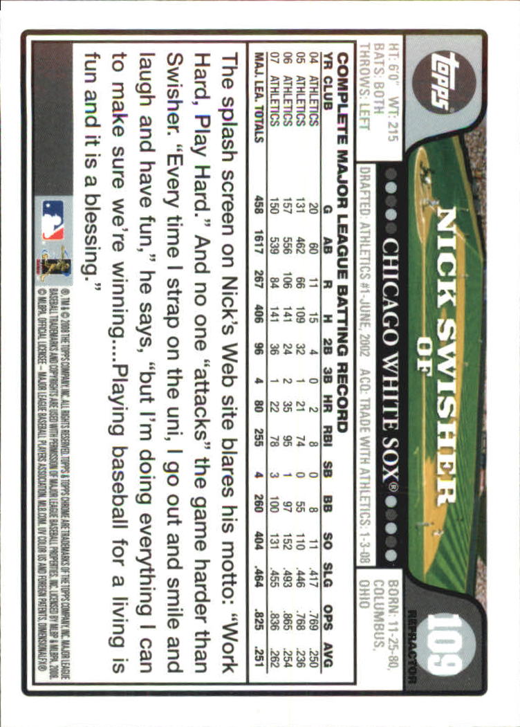 2008 Topps Chrome Baseball Refractor Singles - You Choose - Bild 123 von 266
