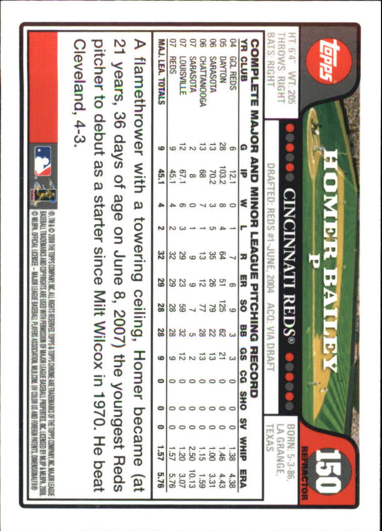 2008 Topps Chrome Baseball Refractor Singles - You Choose - Bild 173 von 266