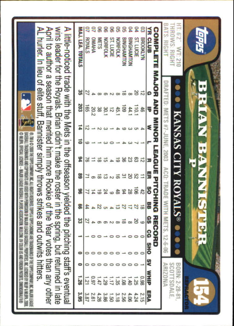2008 Topps Chrome Baseball Refractor Singles - You Choose - Bild 177 von 266