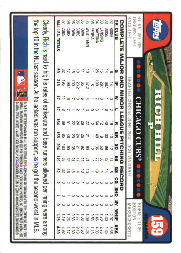 2008 Topps Chrome Baseball Refractor Singles - You Choose - Bild 183 von 266