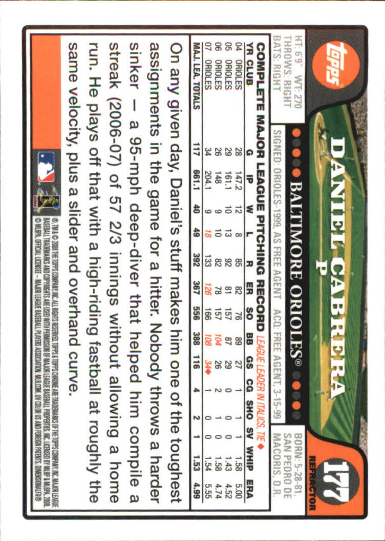 2008 Topps Chrome Baseball Refractor Singles - You Choose - Bild 207 von 266