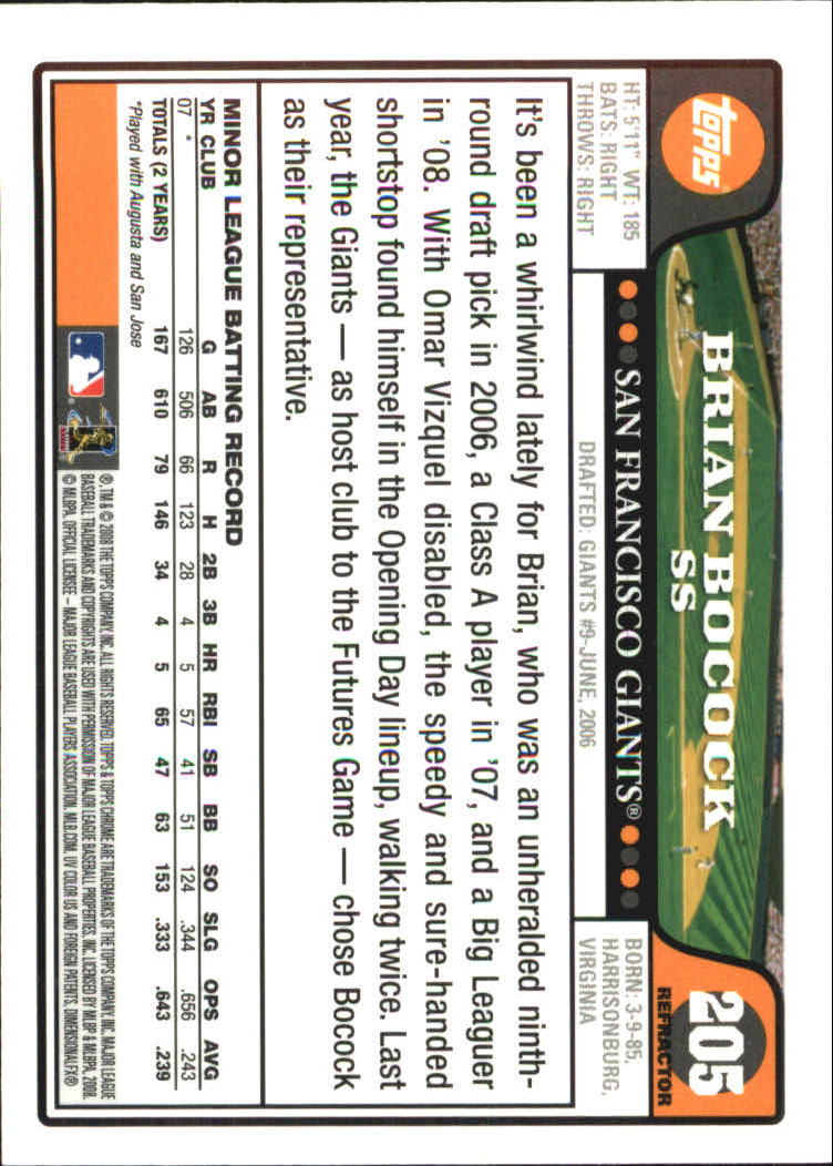 2008 Topps Chrome Baseball Refractor Singles - You Choose - Bild 246 von 266