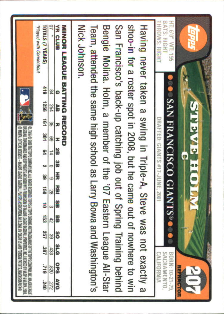 2008 Topps Chrome Baseball Refractor Singles - You Choose - Bild 248 von 266