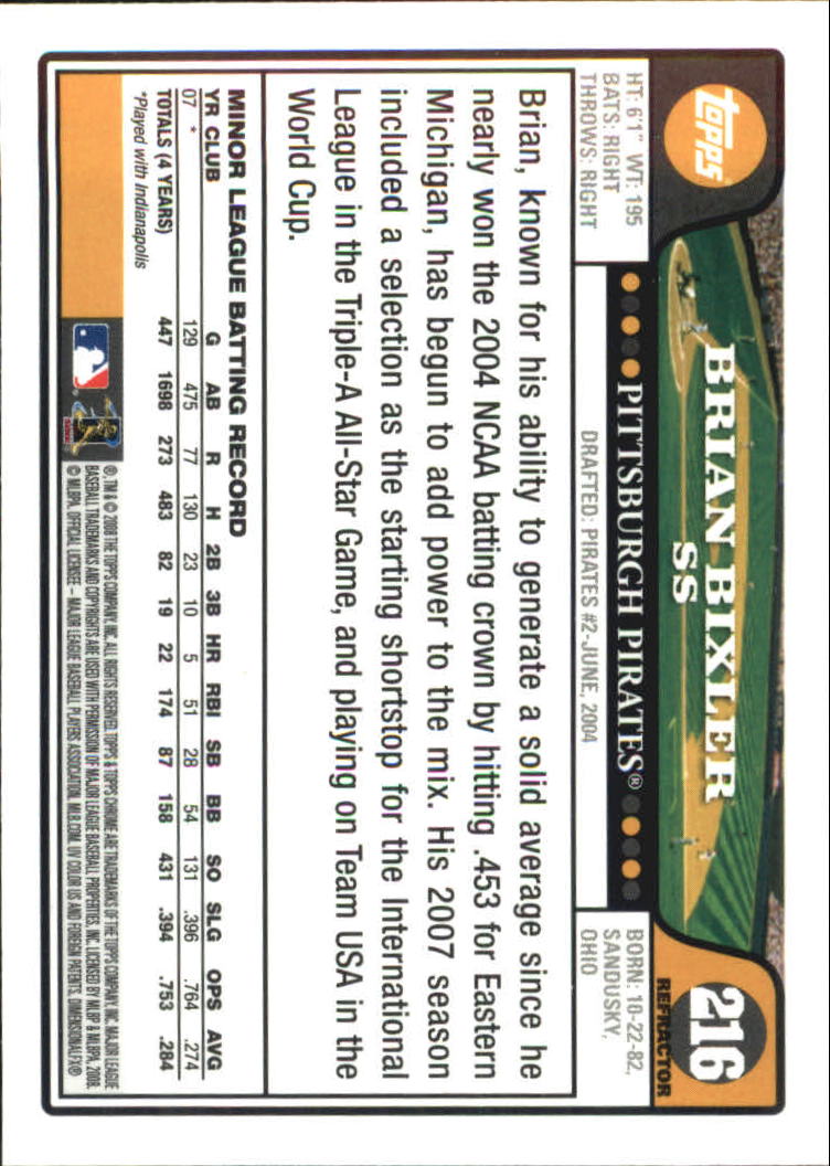2008 Topps Chrome Baseball Refractor Singles - You Choose - Bild 258 von 266