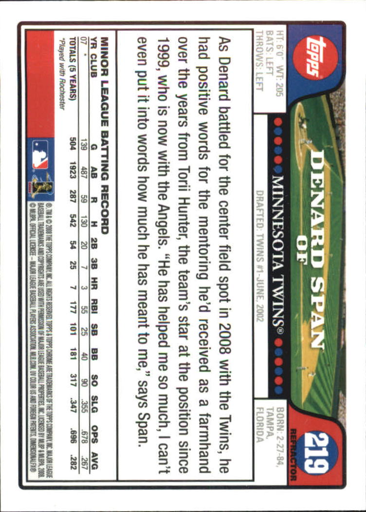2008 Topps Chrome Baseball Refractor Singles - You Choose - Bild 264 von 266