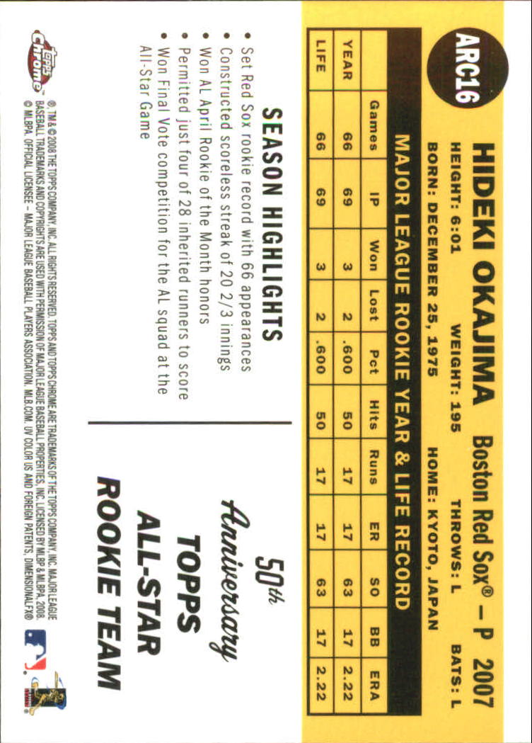 B4865- 2008 Topps Chrome BB Card #s 1-220 +Inserts -You Pick- 15+ FREE US SHIP - Picture 279 of 323