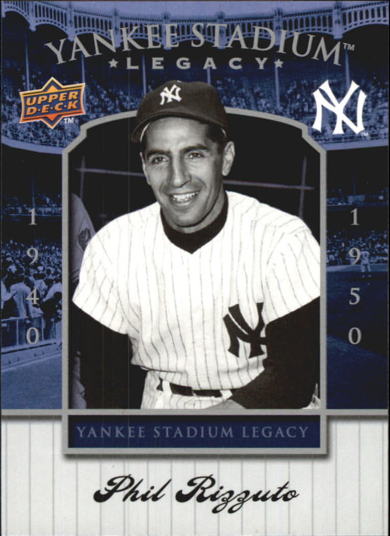 2008 Upper Deck Yankee Stadium Legacy Collection Box Set #20 Phil Rizzuto