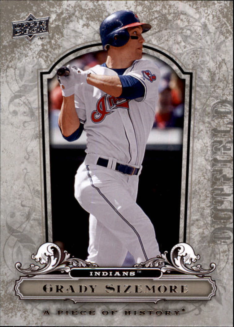 2008 UD A Piece of History #17 Grady Sizemore