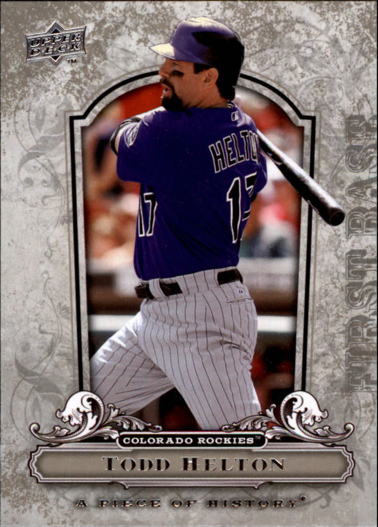 2008 UD A Piece of History #31 Todd Helton