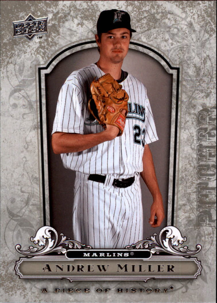 2008 UD A Piece of History #39 Andrew Miller