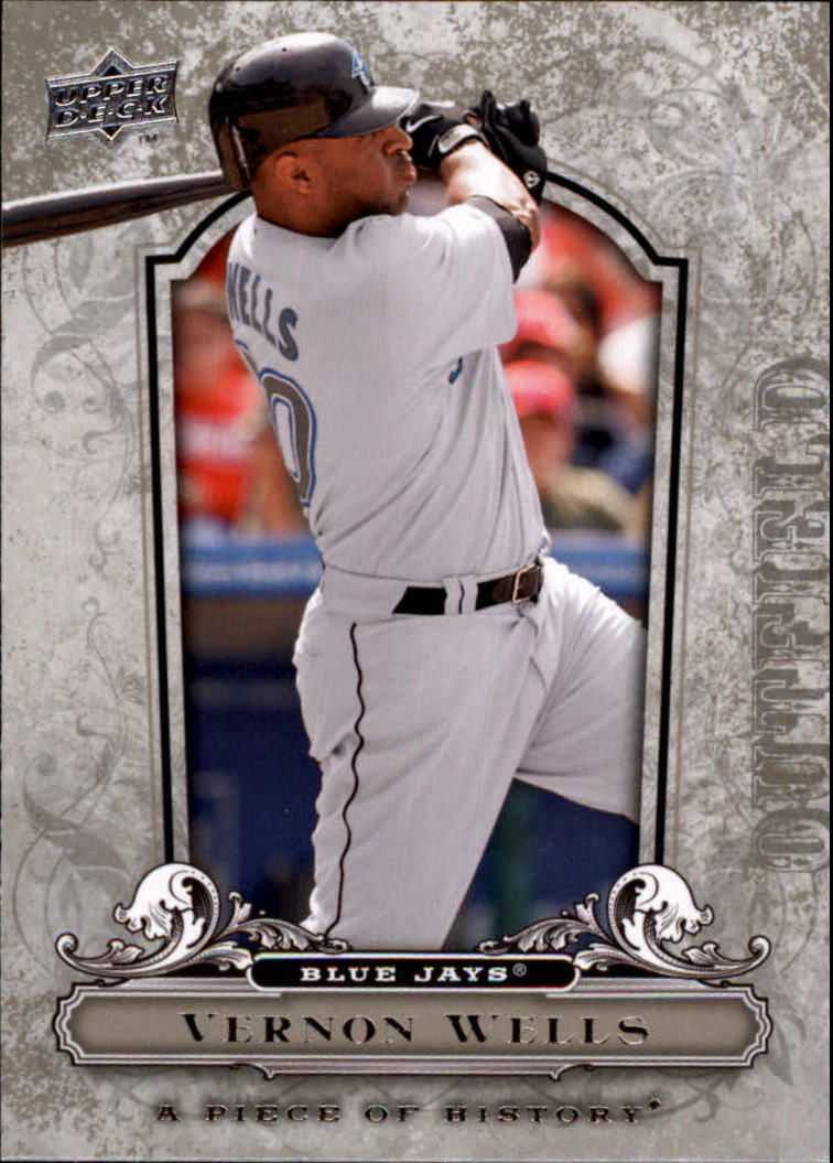 2008 UD A Piece of History #95 Vernon Wells