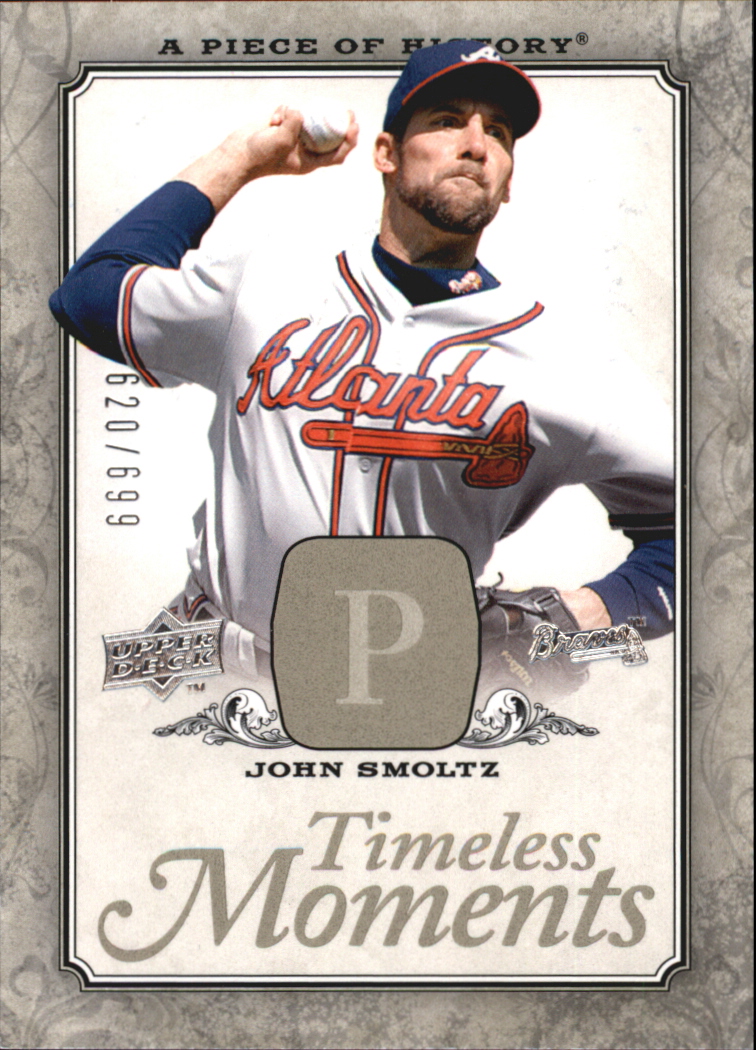 2008 UD A Piece of History Timeless Moments #3 John Smoltz