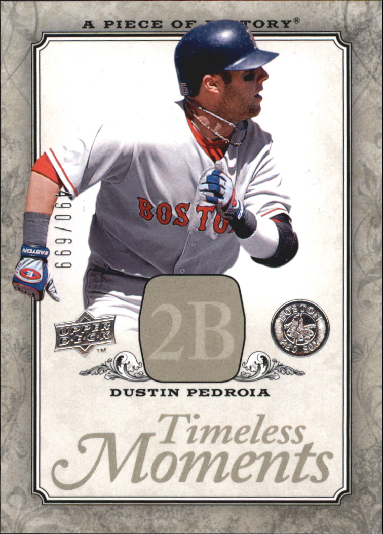2008 UD A Piece of History Timeless Moments #7 Dustin Pedroia