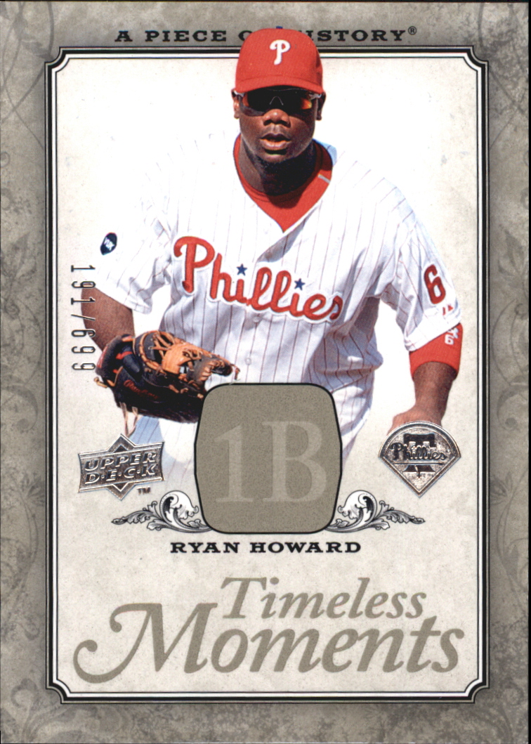 2008 UD A Piece of History Timeless Moments #38 Ryan Howard