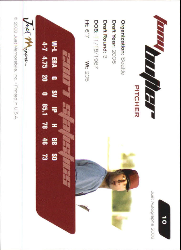 B6603- 2008 Just Autographs Baseball Card #s 1-80 -You Pick- 15+ FREE US SHIP - Picture 11 of 59