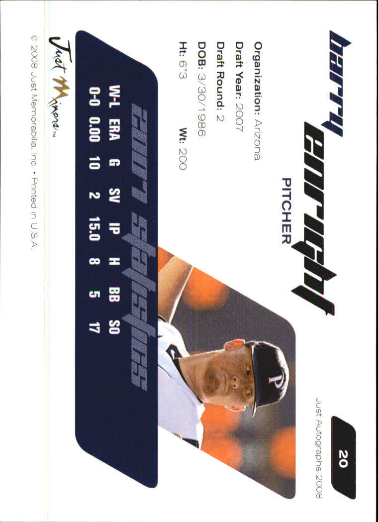 B6603- 2008 Just Autographs Baseball Card #s 1-80 -You Pick- 15+ FREE US SHIP - Picture 17 of 59