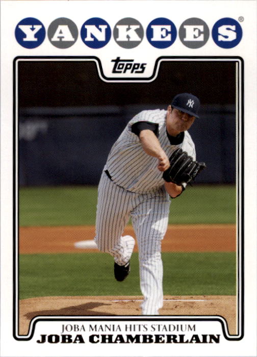 2008 Yankees Topps Gift Set #35 Joba Chamberlain/Mania Hits Stadium