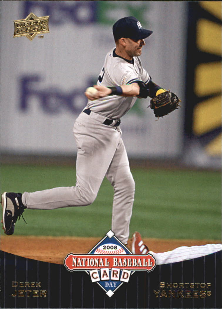 2008 Upper Deck National Baseball Card Day #UD10 Derek Jeter