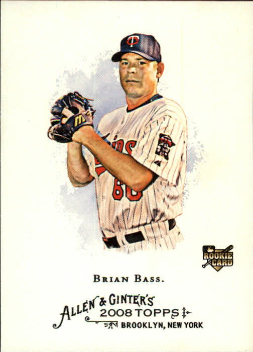 2008 Topps Allen and Ginter #8 Brian Bass (RC)