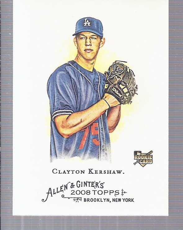 2008 Topps Allen and Ginter #72 Clayton Kershaw RC