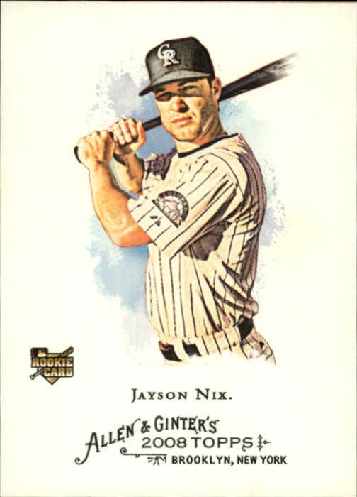 2008 Topps Allen and Ginter #82 Jayson Nix (RC)