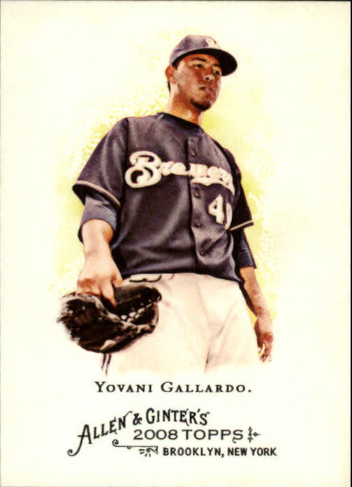2008 Topps Allen and Ginter #121 Yovani Gallardo