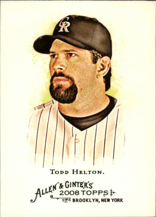 2008 Topps Allen and Ginter #131 Todd Helton