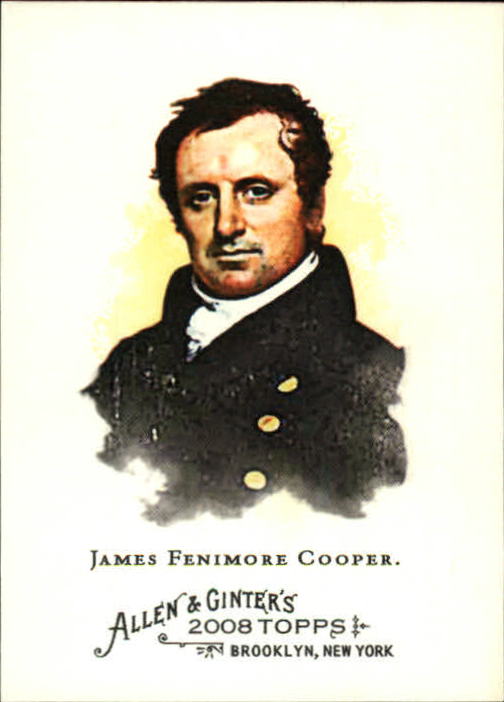2008 Topps Allen and Ginter #147 James Fenimore Cooper