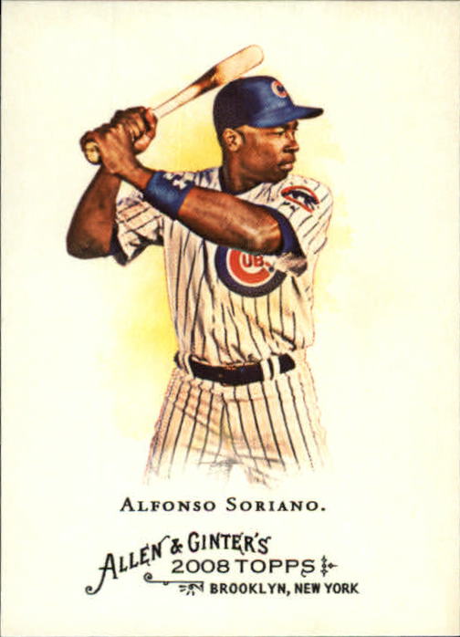 2008 Topps Allen and Ginter #160 Alfonso Soriano