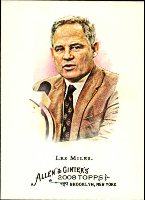 2008 Topps Allen and Ginter #187 Les Miles