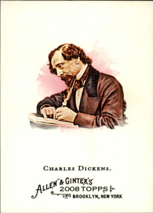 2008 Topps Allen and Ginter #219 Charles Dickens