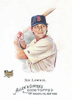 2008 Topps Allen and Ginter #308 Jed Lowrie SP (RC)