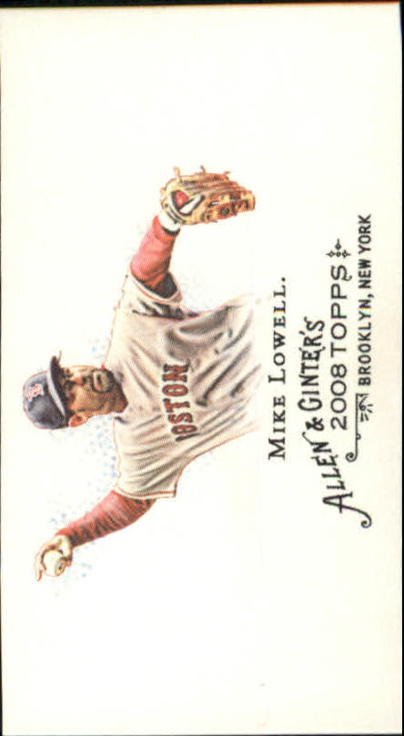 2008 Topps Allen and Ginter Mini #13 Mike Lowell