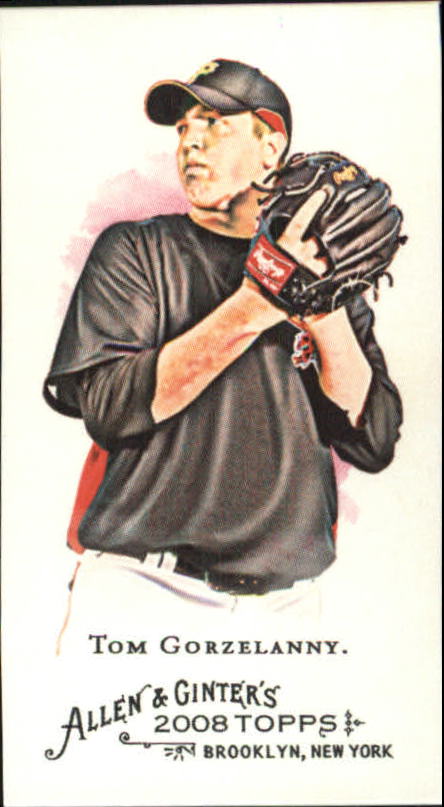 2008 Topps Allen and Ginter Mini A and G Back #94 Tom Gorzelanny