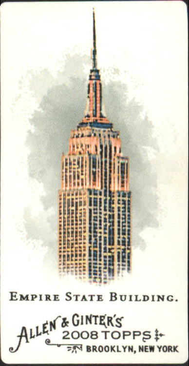 2008 Topps Allen and Ginter Mini Black #29 Empire State Building