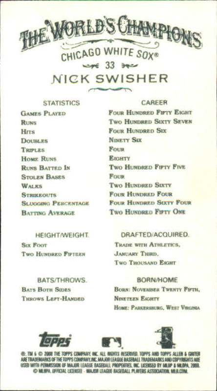 A1335- 2008 Topps Allen and Ginter Mini Black G1 -You Pick- 15+ FREE US SHIP - Picture 44 of 271