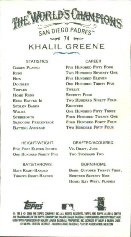 A1335- 2008 Topps Allen and Ginter Mini Black G1 -You Pick- 15+ FREE US SHIP - Picture 88 of 271