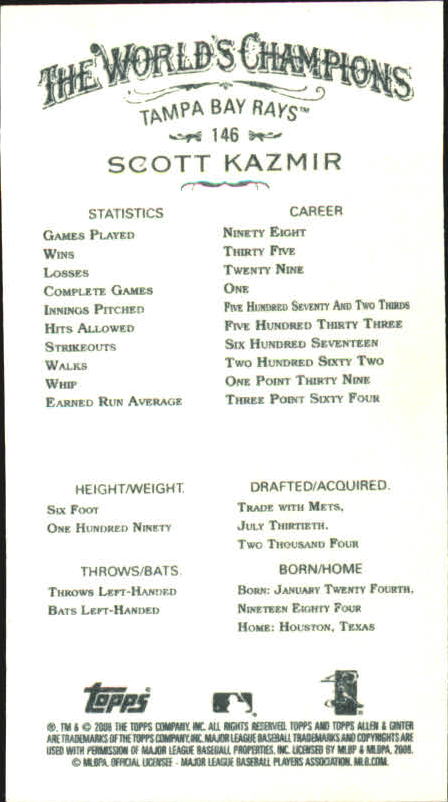 A1335- 2008 Topps Allen and Ginter Mini Black G1 -You Pick- 15+ FREE US SHIP - Picture 164 of 271