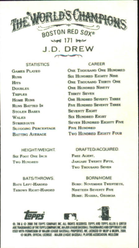 A1335- 2008 Topps Allen and Ginter Mini Black G1 -You Pick- 15+ FREE US SHIP - Picture 193 of 271