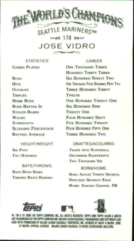 A1335- 2008 Topps Allen and Ginter Mini Black G1 -You Pick- 15+ FREE US SHIP - Picture 200 of 271