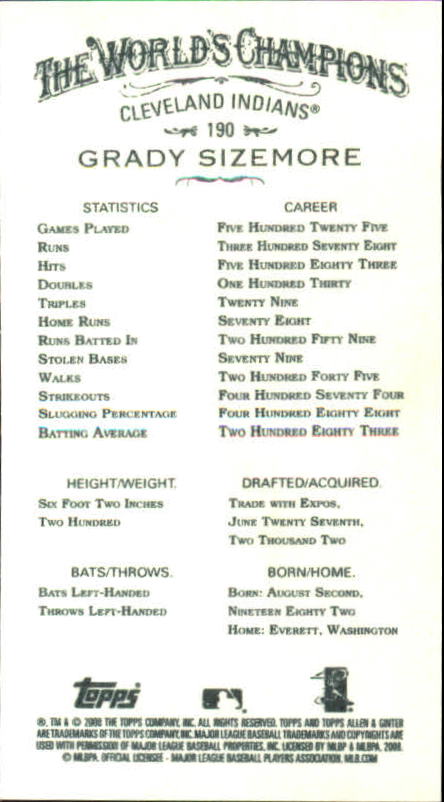 A1335- 2008 Topps Allen and Ginter Mini Black G1 -You Pick- 15+ FREE US SHIP - Picture 210 of 271