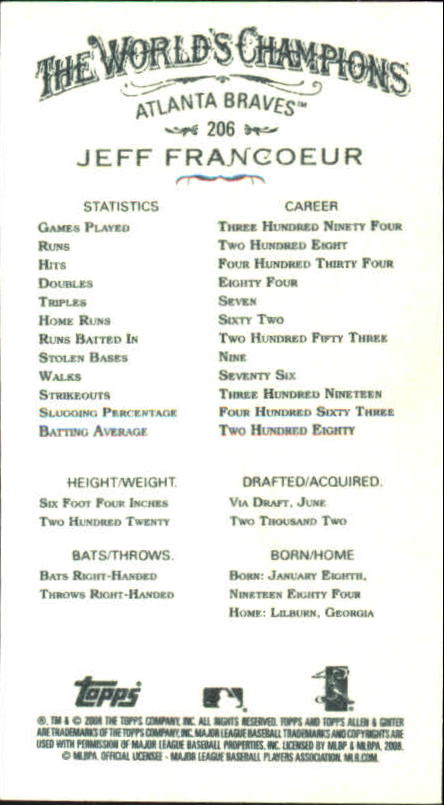 A1335- 2008 Topps Allen and Ginter Mini Black G1 -You Pick- 15+ FREE US SHIP - Picture 227 of 271