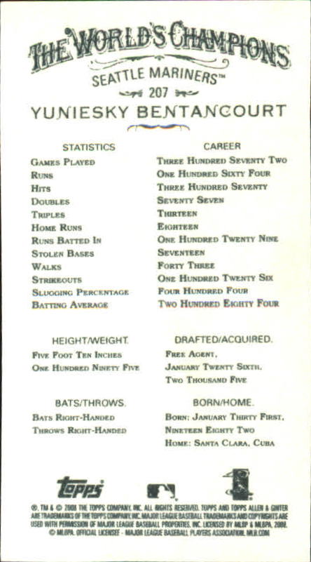 A1335- 2008 Topps Allen and Ginter Mini Black G1 -You Pick- 15+ FREE US SHIP - Picture 229 of 271