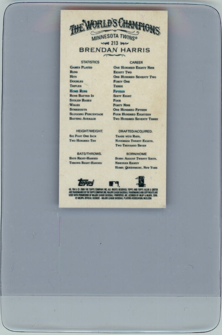 A1335- 2008 Topps Allen and Ginter Mini Black G1 -You Pick- 15+ FREE US SHIP - Picture 235 of 271