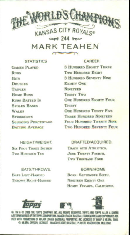 A1335- 2008 Topps Allen and Ginter Mini Black G1 -You Pick- 15+ FREE US SHIP - Picture 269 of 271