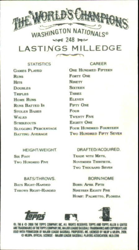 A1335- 2008 Topps Allen and Ginter Mini Black G1 -You Pick- 15+ FREE US SHIP - Picture 271 of 271