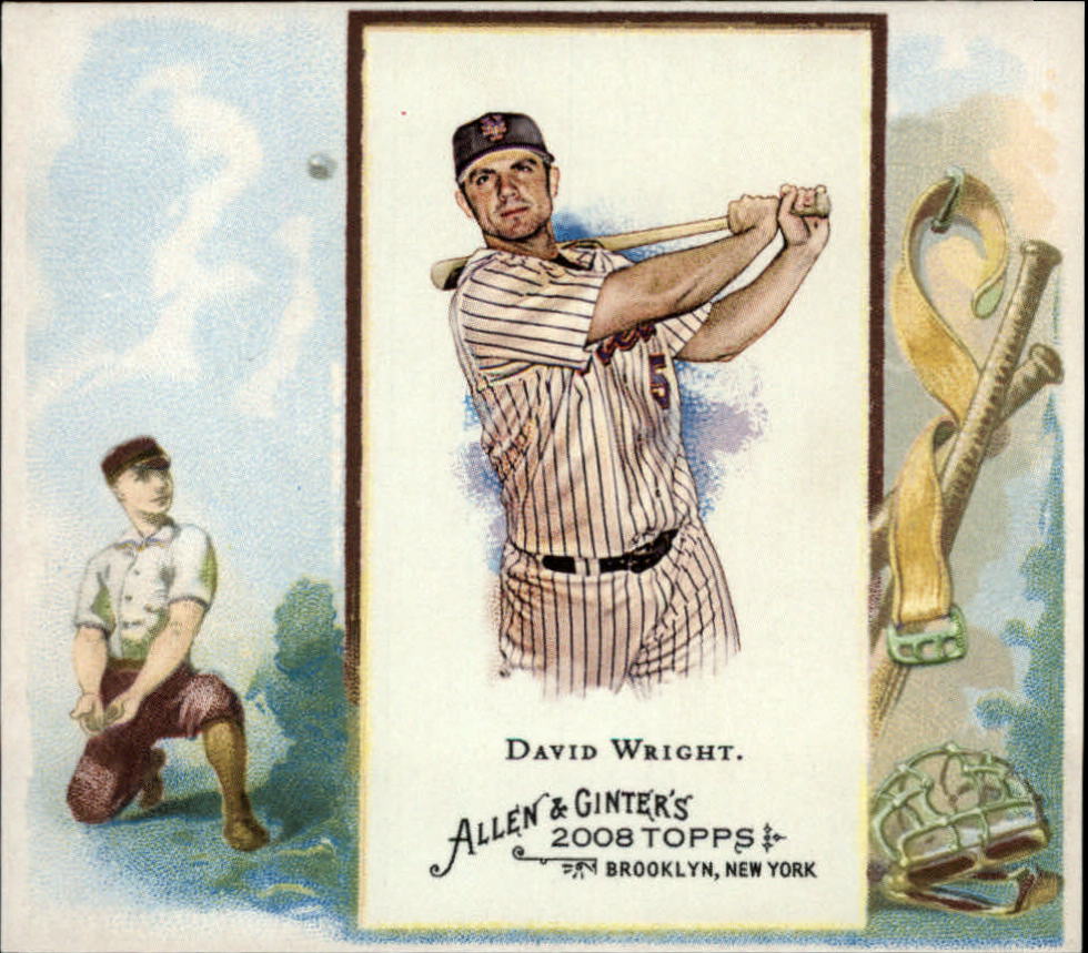 2008 Topps Allen and Ginter N43 #DW David Wright