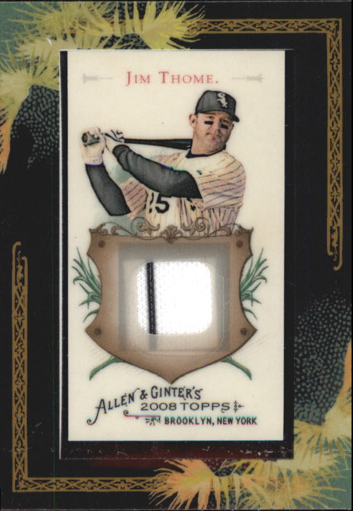 2008 Topps Allen and Ginter Relics #JT Jim Thome Jsy C